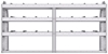 21-7536-3 Profiled back shelf unit 72"Wide x 15.5"Deep x 36"High with 3 shelves