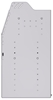 21-7836-2 Profiled back shelf unit 72"Wide x 18.5"Deep x 36"High with 2 shelves
