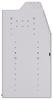 21-7836-2 Profiled back shelf unit 72"Wide x 18.5"Deep x 36"High with 2 shelves