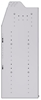 21-7848-3 Profiled back shelf unit 72"Wide x 18.5"Deep x 48"High with 3 shelves