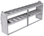 21-8536-2 Profiled back shelf unit 84"Wide x 15.5"Deep x 36"High with 2 shelves