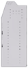 21-8848-4 Profiled back shelf unit 84"Wide x 18.5"Deep x 48"High with 4 shelves