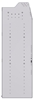 21-8858-3 Profiled back shelf unit 84"Wide x 18.5"Deep x 58"High with 3 shelves