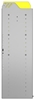 22-4548-3 Square back bin shelf unit 43"Wide x 15.5"Deep x 48"High with 3 shelves