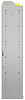 22-5363-5 Square back bin shelf unit 58.5"Wide x 13.5"Deep x 63"High with 5 shelves