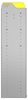 22-5558-3 Square back bin shelf unit 58.5"Wide x 15.5"Deep x 58"High with 3 shelves