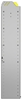22-6158-4 Square back bin shelf unit 67"Wide x 11.5"Deep x 58"High with 4 shelves
