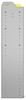 22-8358-3 Square back bin shelf unit 84"Wide x 13.5"Deep x 58"High with 3 shelves