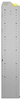 22-8372-6 Square back bin shelf unit 84"Wide x 13.5"Deep x 72"High with 6 shelves