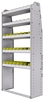 23-3372-5 Profiled back bin shelf unit 34.5"Wide x 13.5"Deep x 72"High with 5 shelves