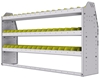 23-6336-3 Profiled back bin shelf unit 67"Wide x 13.5"Deep x 36"High with 3 shelves