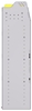 23-6558-4 Profiled back bin shelf unit 67"Wide x 15.5"Deep x 58"High with 4 shelves