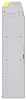 23-8358-3 Profiled back bin shelf unit 84"Wide x 13.5"Deep x 58"High with 3 shelves
