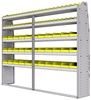 23-9572-5 Profiled back bin shelf unit 94"Wide x 15.5"Deep x 72"High with 5 shelves