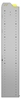 24-6372-5 Square back bin separator combo shelf unit 67"Wide x 13.5"Deep x 72"High with 5 shelves