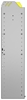 24-7148-3 Square back bin separator combo shelf unit 75"Wide x 11.5"Deep x 48"High with 3 shelves