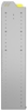 24-7358-3 Square back bin separator combo shelf unit 75"Wide x 13.5"Deep x 58"High with 3 shelves