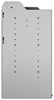 24-7836-3 Square back bin separator combo shelf unit 75"Wide x 18.5"Deep x 36"High with 3 shelves