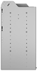 24-9836-3 Square back bin separator combo shelf unit 94"Wide x 18.5"Deep x 36"High with 3 shelves