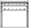 25-5558-3 Profiled back bin separator combo Shelf unit 58.5"Wide x 15.5"Deep x 58"High with 3 shelves