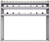 25-6558-3 Profiled back bin separator combo Shelf unit 67"Wide x 15.5"Deep x 58"High with 3 shelves