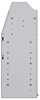 25-7336-4 Profiled back bin separator combo Shelf unit 75"Wide x 13.5"Deep x 36"High with 4 shelves
