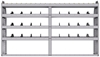 25-8348-4 Profiled back bin separator combo Shelf unit 84"Wide x 13.5"Deep x 48"High with 4 shelves