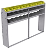 25-8358-3 Profiled back bin separator combo Shelf unit 84"Wide x 13.5"Deep x 58"High with 3 shelves