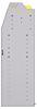 25-8548-3 Profiled back bin separator combo Shelf unit 84"Wide x 15.5"Deep x 48"High with 3 shelves