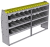 25-8548-4 Profiled back bin separator combo Shelf unit 84"Wide x 15.5"Deep x 48"High with 4 shelves