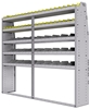 25-8572-5 Profiled back bin separator combo Shelf unit 84"Wide x 15.5"Deep x 72"High with 5 shelves