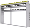 25-9358-3 Profiled back bin separator combo Shelf unit 94"Wide x 13.5"Deep x 58"High with 3 shelves