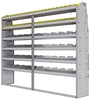 25-9572-6 Profiled back bin separator combo Shelf unit 94"Wide x 15.5"Deep x 72"High with 6 shelves