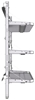 26-5072-03 3 level fold-up shelving unit, 53"Wide x 21"Deep x 72"High