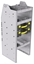 15-1848-2 Profiled back carry case cabinet 18-7/8"Wide x 18.5"Deep x 48"High with 2 Carrycases