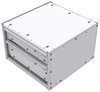 16-1812-110 Tool drawer 18"Wide X 18.5"Deep X 11-11/16"High with 2 drawers