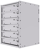 16-1826-600 Tool drawer 18" Wide X 18.5" Deep X 25-11/16" High with 6 drawers