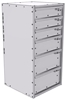 16-1836-312 Tool drawer 18" Wide X 18.5" Deep X 35-11/16" High with 6 drawers