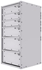 16-1836-312 Tool drawer 18" Wide X 18.5" Deep X 35-11/16" High with 6 drawers
