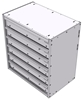 16-2526-600 Tool drawer 24" Wide X 15.5" Deep X 25-11/16" High with 6 drawers