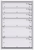 16-2536-312 Tool drawer 24" Wide X 15.5" Deep X 35-11/16" High with 6 drawers