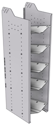 32-C858-5 Square Back Refrigerant Combo Shelf Unit 15.45"Wide x 18.5"Deep x 58"High for 1 large and 4 small bottles