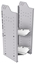 32-L336-2 Square Back Refrigerant Shelf Unit 15.45"Wide x 13.5"Deep x 36"High for 2 large bottles