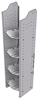 32-L363-4 Square Back Refrigerant Shelf Unit 15.45"Wide x 13.5"Deep x 63"High for 4 large bottles