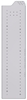 32-L563-4 Square Back Refrigerant Shelf Unit 15.45"Wide x 15.5"Deep x 63"High for 4 large bottles