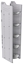 32-L872-5 Square Back Refrigerant Shelf Unit 15.45"Wide x 18.5"Deep x 72"High for 5 large bottles