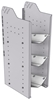32-S536-3 Square Back Refrigerant Shelf Unit 12.45"Wide x 15.5"Deep x 36"High for 3 small bottles