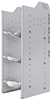 32-S536-3 Square Back Refrigerant Shelf Unit 12.45"Wide x 15.5"Deep x 36"High for 3 small bottles