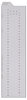 32-S872-6 Square Back Refrigerant Shelf Unit 12.45"Wide x 18.5"Deep x 72"High for 6 small bottles