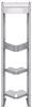 33-L558-3 Profiled Back Refrigerant Shelf Unit 15.45"Wide x 15.5"Deep x 58"High for 3 large bottles